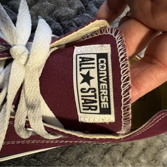 Converse Maroon All Star Sneakers - Picture 2 of 5